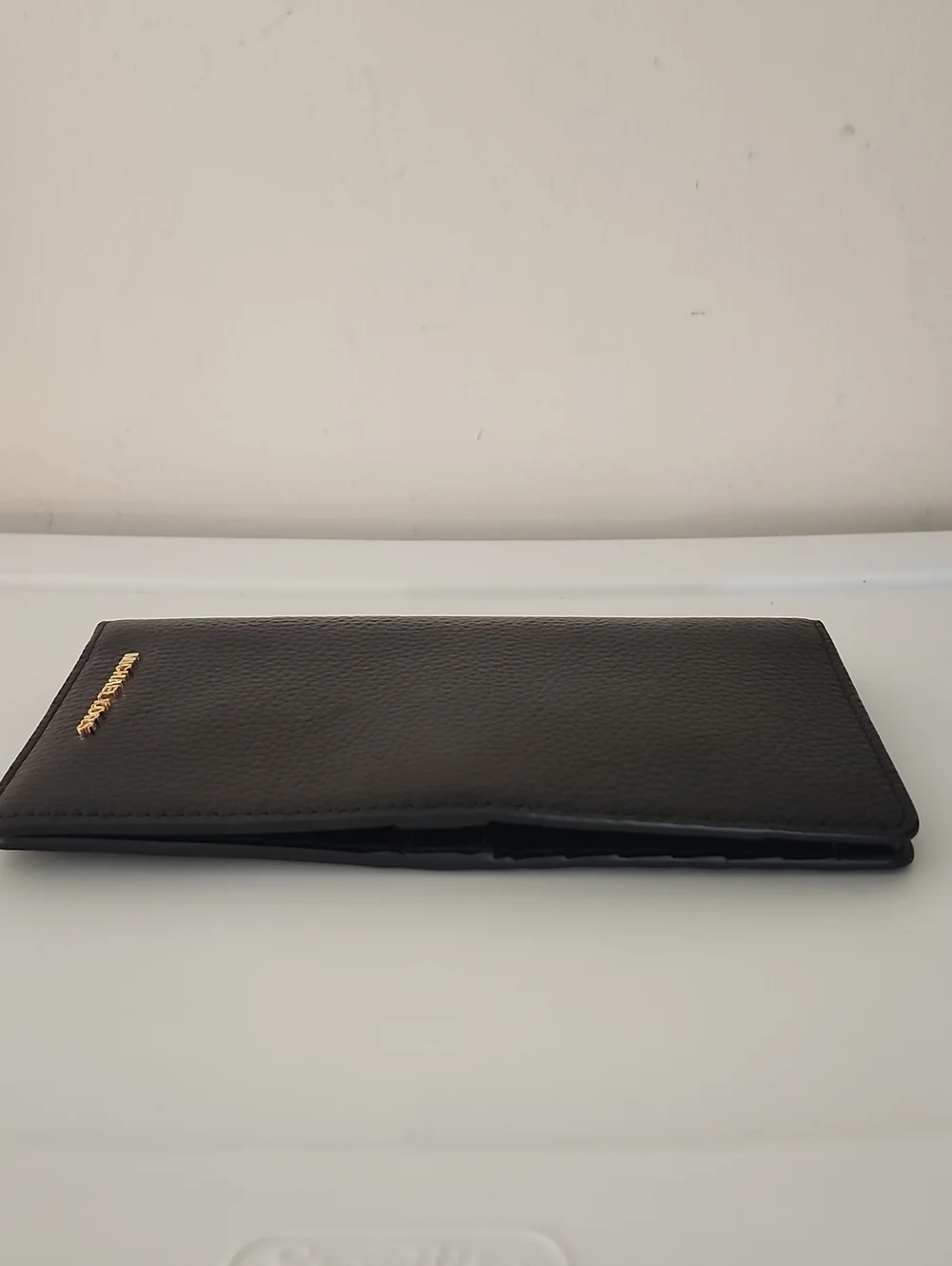 Michael Kors Large Bifold Passport Wallet w/Free MK Bag Charm